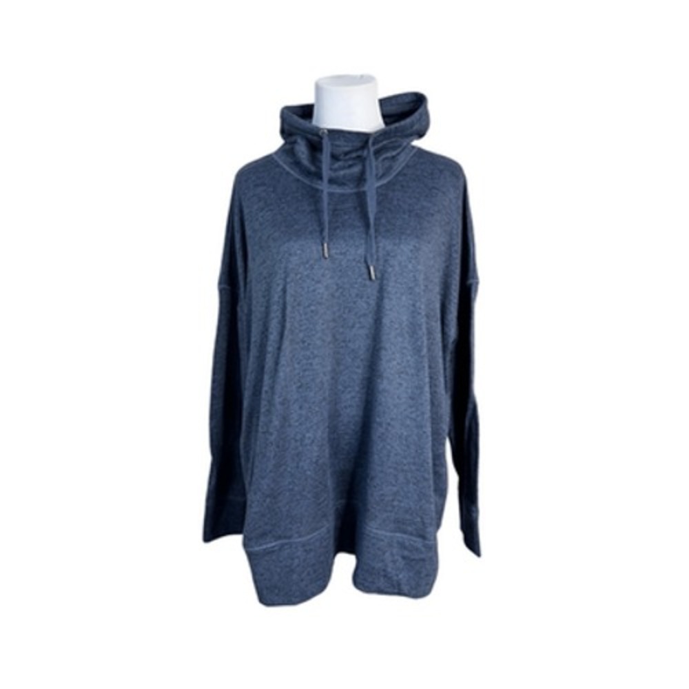 Old Navy Active Athleisure Blue Pullover Tunic Sweatshirt XXL Sweater Knit SALE